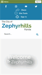Mobile Screenshot of ci.zephyrhills.fl.us